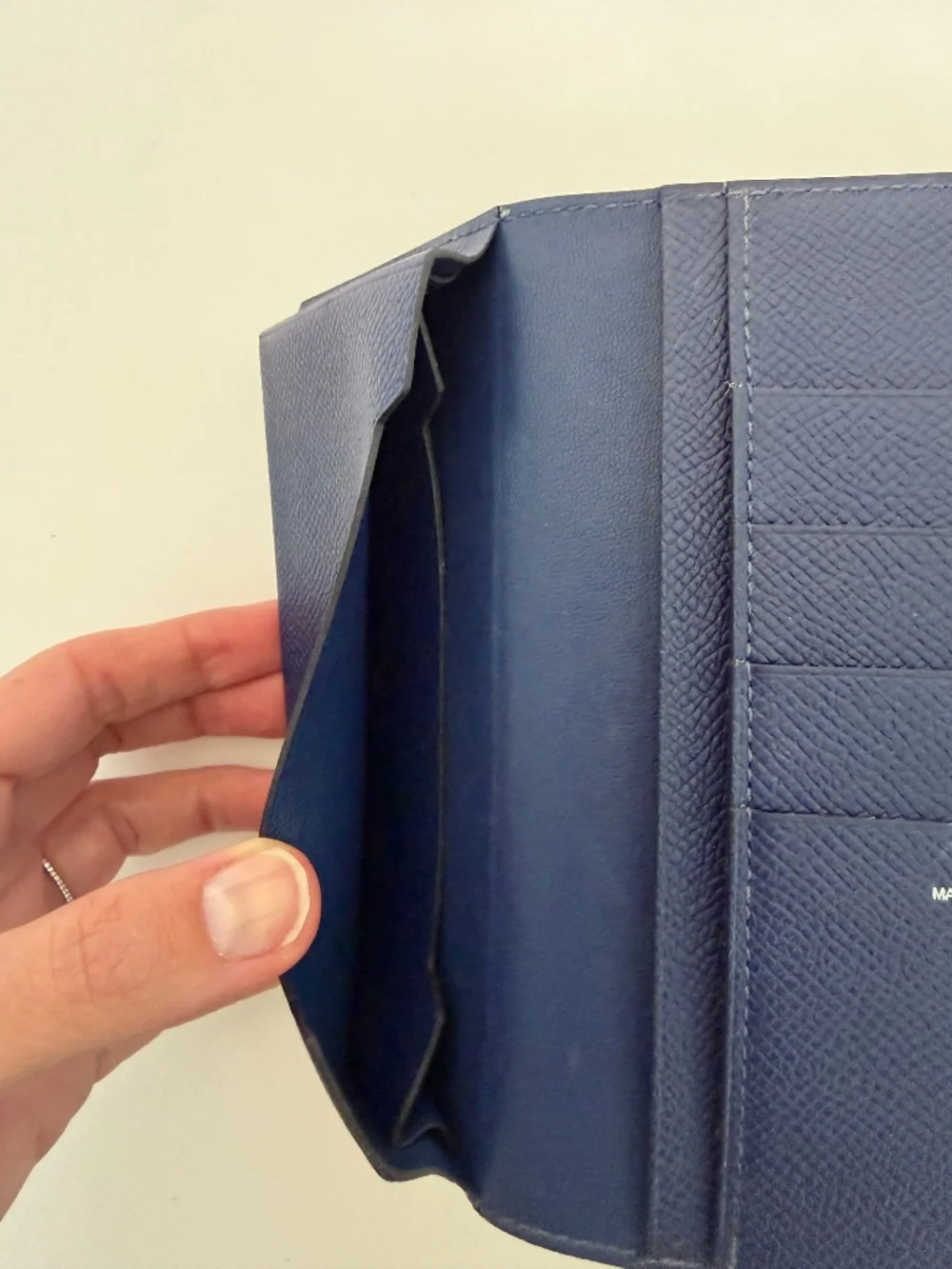 Hermes Bleu Indigo Calfskin Epsom SMART CLASSIC CASE